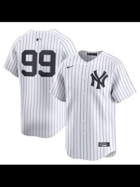 NWT Men's New York Yankees Aaron Judge Nike White Home Limited Player Jersey SM